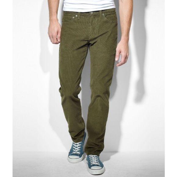 Levi's 511 corduroy green Clearance